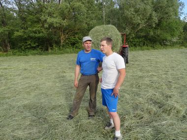 enrubannage pere et fils