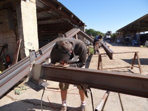 Quatrième ferme en cours de fabrication