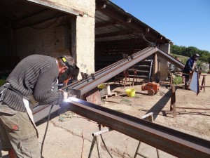 Les soudeurs sont bien protégés